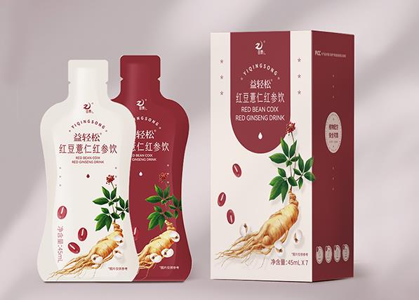 益輕松紅豆薏仁紅參飲